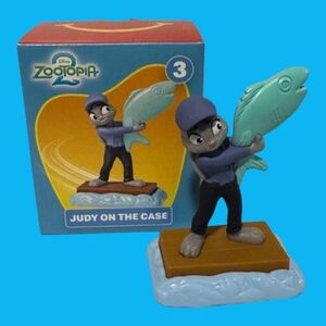 2025 McDonald’s Disney Zootopia 2 #3 Judy on the Case Happy Meal New.